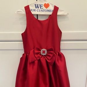 Girls pink & violet holiday dress